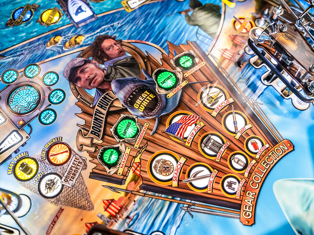 Jaws Pinball Machine Premium Edition by STERN Pinball For Sale UK.